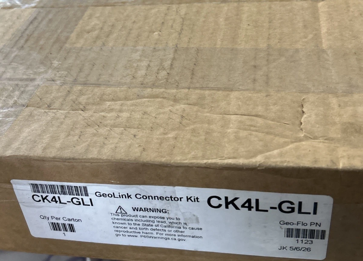 GeoLink Flow Center CK4L-GLI Connector Kit WaterFurnace Geothermal photo 3