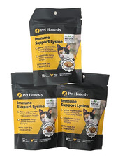 Pet Honesty Immune Support Lysine CATS - 3 bags - EXP 12/14/2026
