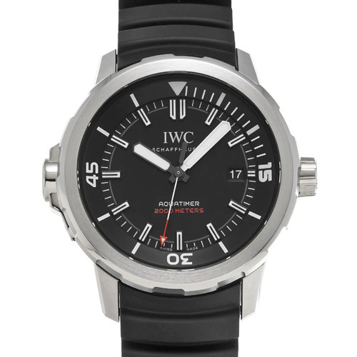 IWC Aquatimer IW329101 42mm Titanium Black Wristwatch #WW005