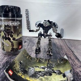 Lego Bionicle: Toa Nuva - Onua Nuva Set #8566 100% Complete w/ Canister & Manual