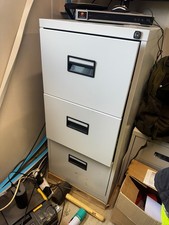 Light Grey Steel 3-Drawer Filing Cabinet - Must Sell This Week!