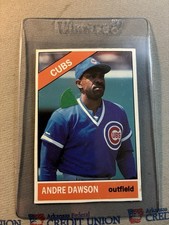 #9 Andre Dawson 1991 Baseball Cards Magazine '66 Topps Replicas EX