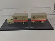 Schuco Mercedes Benz LL6600 Trailer Truck LEDERER Brown 1:43 03019