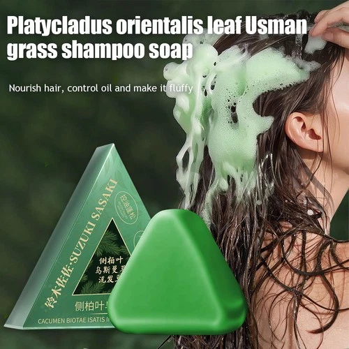 Hair Care Shampoo Bar for Travel Eco-Friendly 120g Triangle Shape Natural