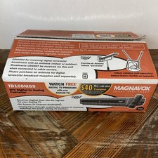 Magnavox TB100MG9 DTV Digital To Analog Converter Box With Remote New In Box
