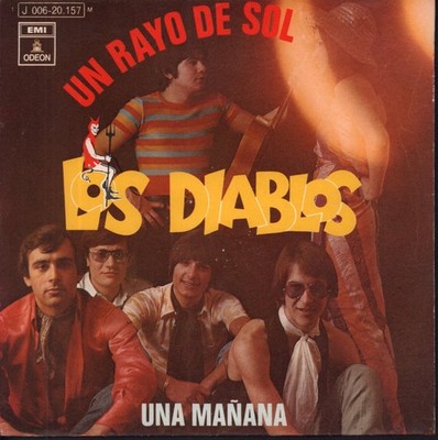 Los Diablos Un Rayo de Sol 7'' Vinyl UK Odeon 1970 Pic Sleeve J00620157