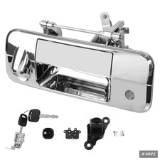 Exterior Door Handles 1 Gledewen Chrome Tailgate Handle Liftgate Latch Rear Hole