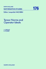 A. Defant K. Floret Tensor Norms and Operator...