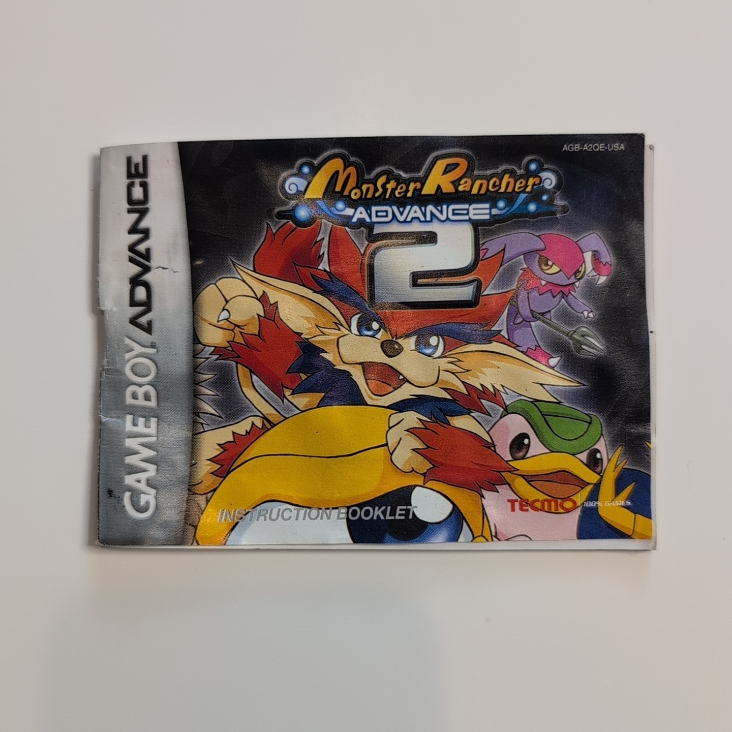 Game Boy Advance Monster Rancher Advance 2 Instruction Booklet Manual Only