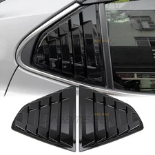 Rear Side Window Louver Cover for Toyota Camry 2018 2019 2020-2024 Glossy Black
