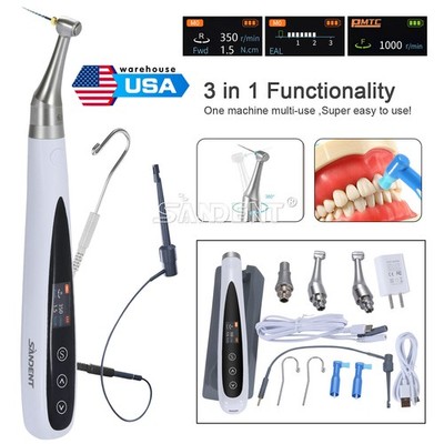 3 IN 1 Dental Brushless Endo Motor With Built-in Apex Locator Cordless Polishing