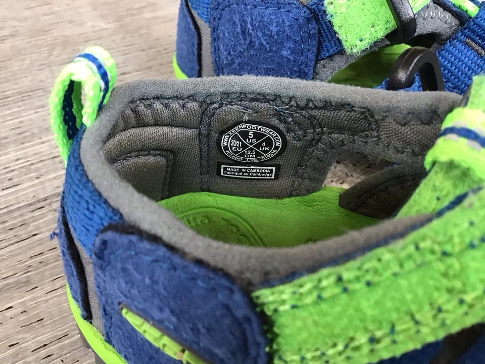 Keen Toddler Size 5 Newport H2 Sandals Blue Green Water Shoes 1014443 - Image 3 of 4