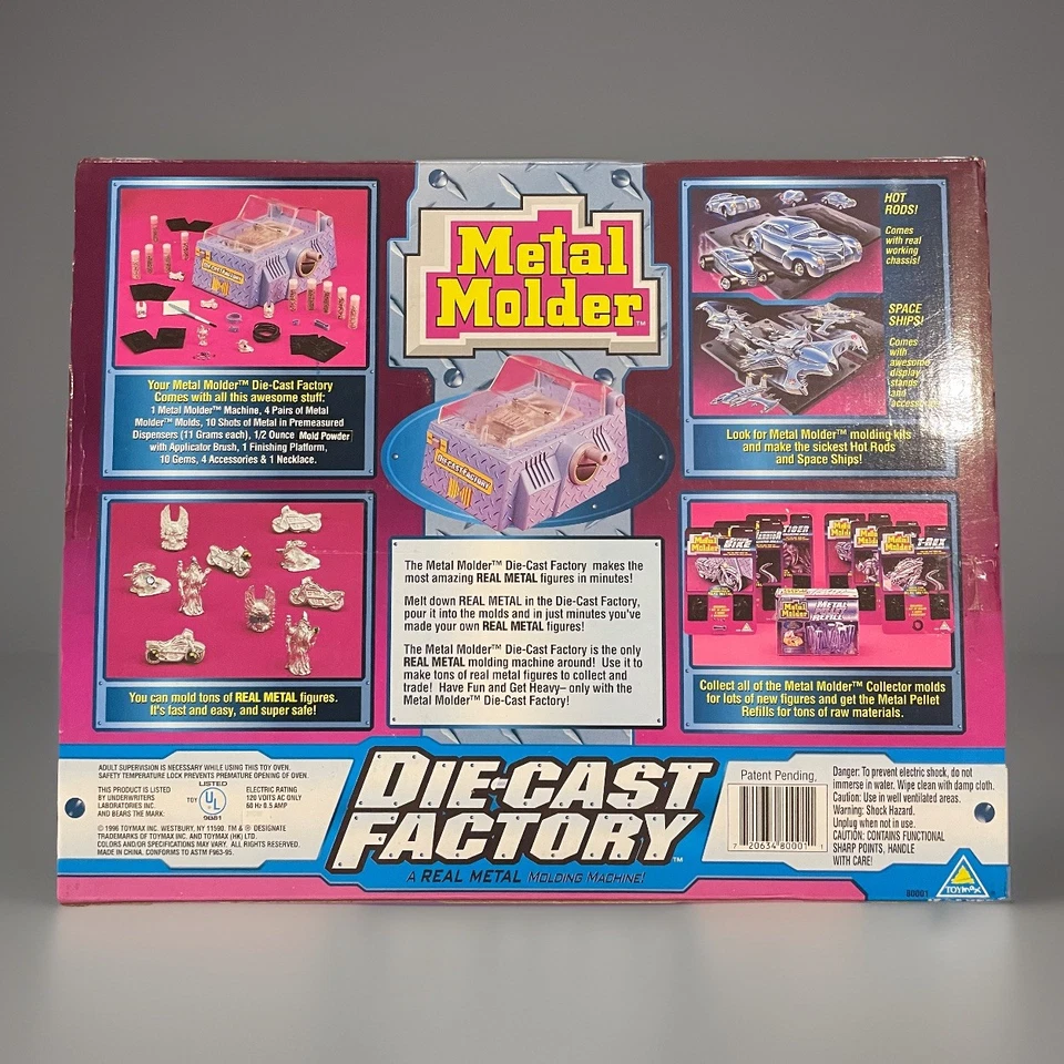 Moldeador de metal Die Cast Factory de Toymax - Juguete de colección 1996 Foto 3 de 4