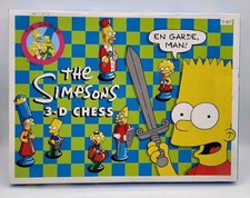 Juego de Ajedrez 3D Vintage 1991 Los Simpson Juego de Mesa Clásico Sin Instrucciones Leer