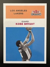 2001-02🔥Kobe Bryant🔥Fleer Platinum #13 L.A. Lakers HOFer