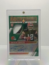 2025 Phoenix - Shedeur Sanders - Green /25 Ascension - Rookie Jersey Auto RPA