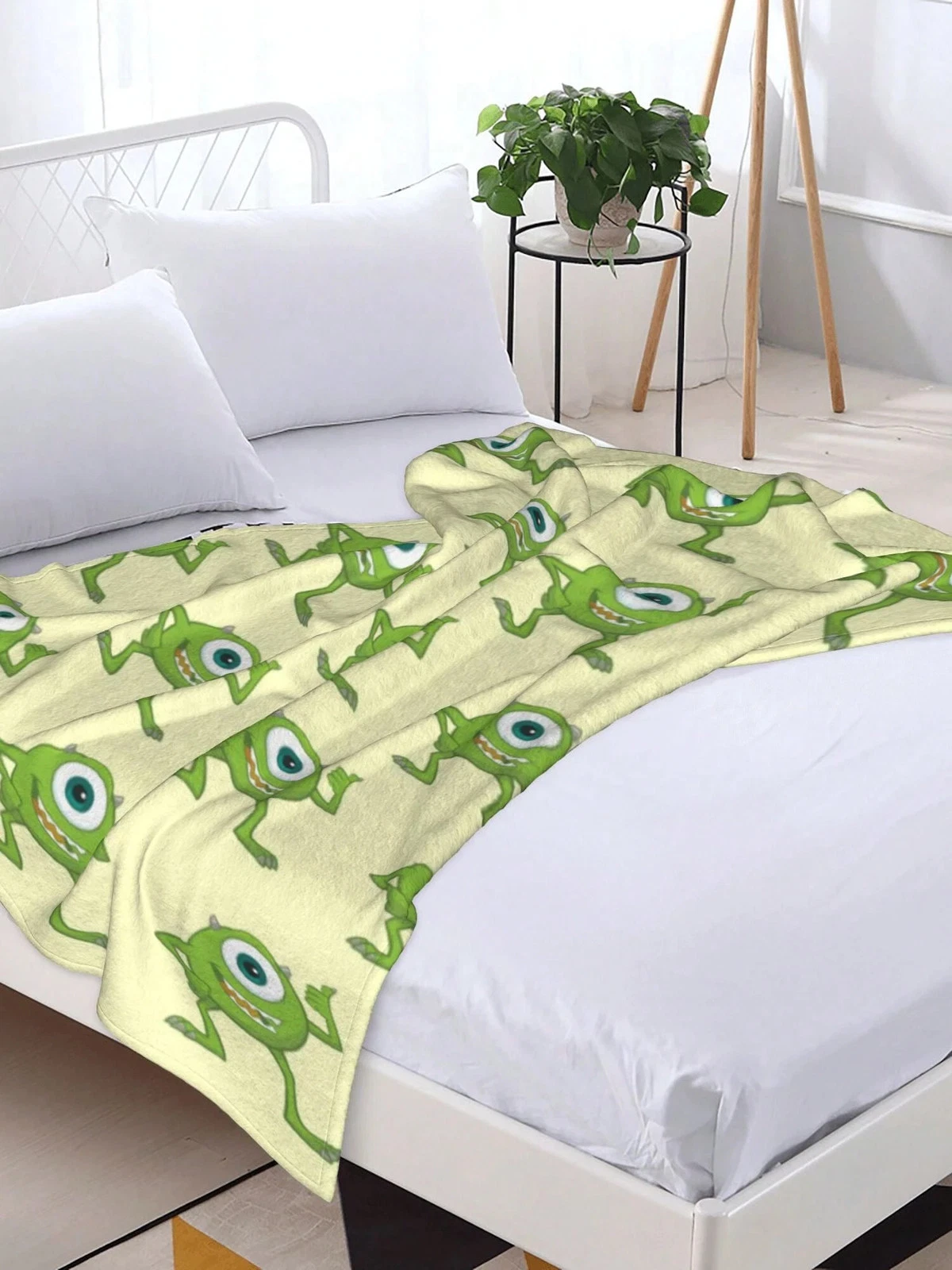 Disney Mike Wazowski Fleece Blanket Cozy 2