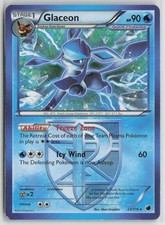 Glaceon 23/116 Rare Plasma Freeze Pokemon Heavily Played