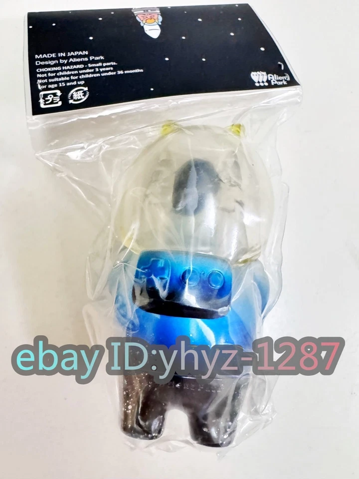 Figura de acción Aliens Park metal azul claro negro limitada Sofubi modelo H9CM/3,5 pulgadas Foto 3 de 3