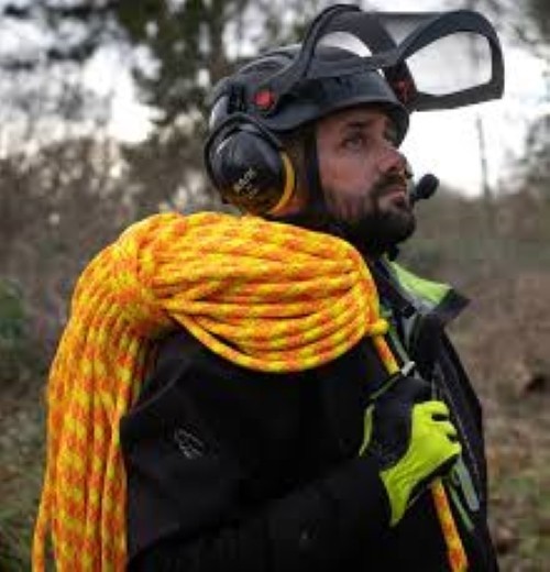 Nebula 11.8mm Climbing Rope 60m - Yellow/Orange, Treehog, Arbortec