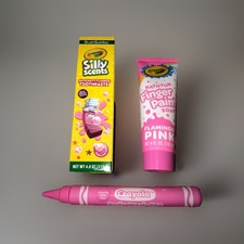 Crayola Bath Kids Finger Paint Soap Body Wash Pen Toothpaste Lot