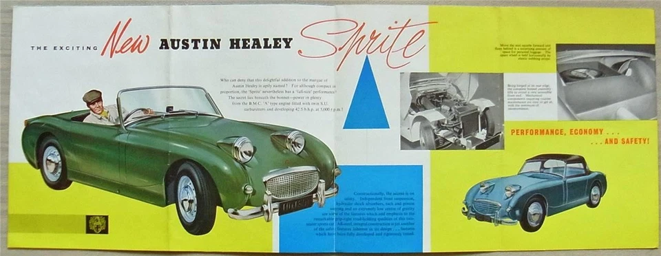 AUSTIN HEALEY SPRITE Car Sales Brochure Feb 1959 #1590/B - Image 2 of 3