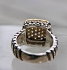 Alwand Vahan 14K Gold & Sterling Silver Ring w/ Pave Diamonds — photo 10