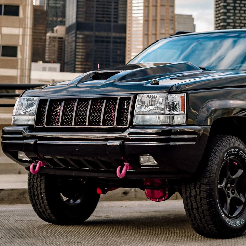 Fits 1993-1996 Jeep Grand Cherokee Headlights+Corner+Bumper Lamps 6PC 93-96 - Изображение 2 из 4