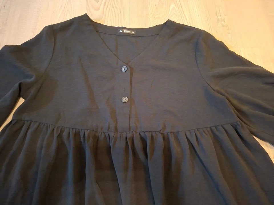 Wow 🤩Schwarzes Kleid,Tunika, Hängerchen, Shein, Gr. 1 XL👏wie NEU 😍 - Bild 2 von 4