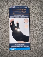 Copper Fit Hand Arthritis Compression Glove - Black, S/M CFRRGL-SM12 