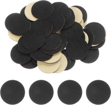 48pcs Round Adhesive Felt Circles, 25mm 1" Pre Cut Felt Craft Stickers Non-Woven
