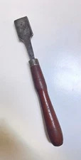 Vintage D.R. Barton 1 1/2” Tanged Gouge Carving Tool Heavy Duty Rochester NY