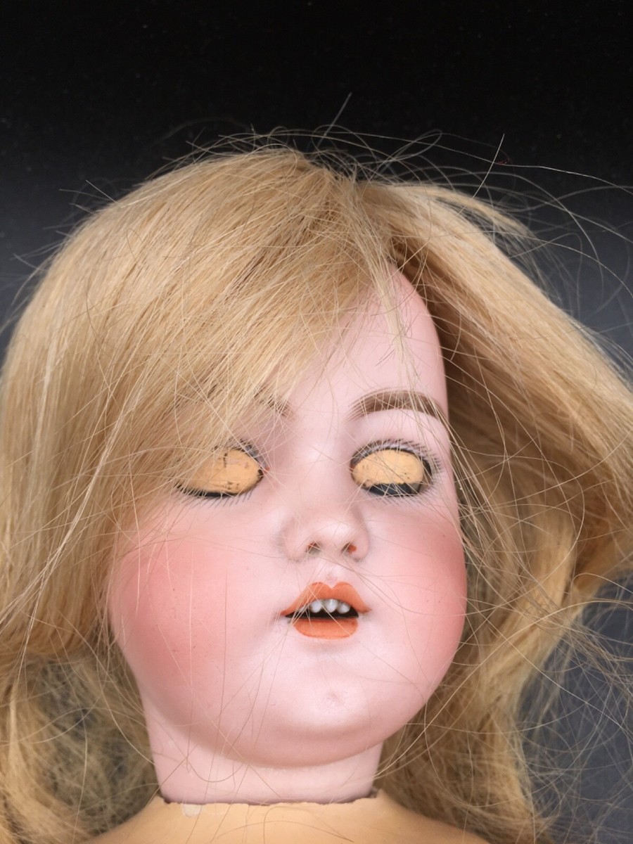 Antique Simon Halbig Doll S&H 1079 Open Mouth Blue Eyes Antique Simon Halbig Doll S&H 1079 Open Mouth Blue Eyes