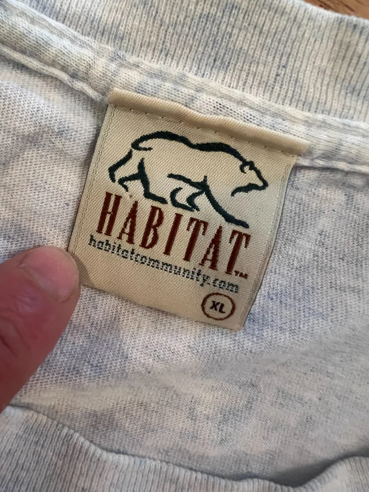 Camisa De Colección Años 90 Hábitat Animales de la Selva Tropical Talla XL Puntada Única Sacramento Zoo Foto 4 de 4