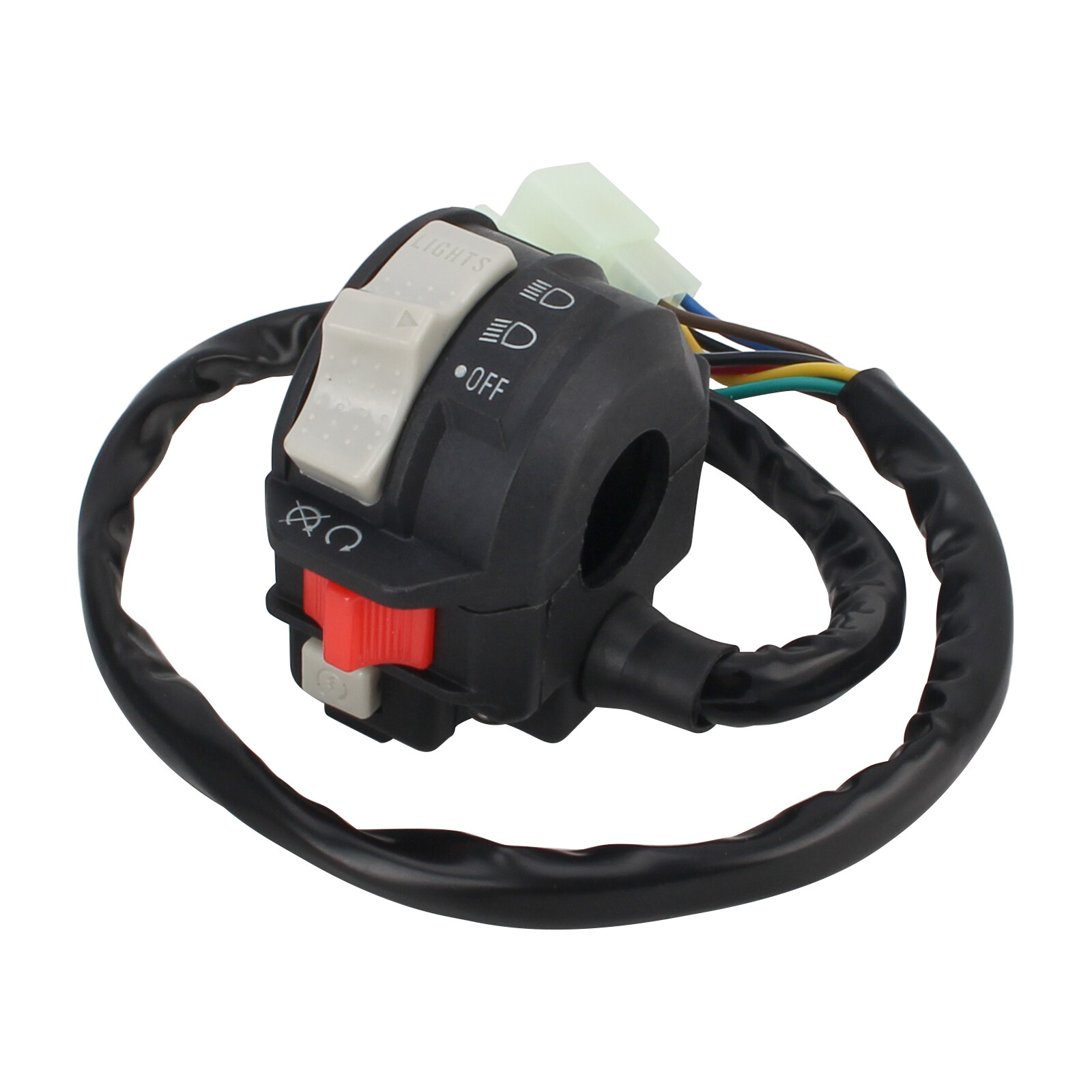 Handlebar On Off Run Start Stop Headlight Switch for Yamaha Warrior 350