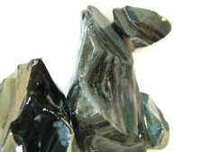Rainbow velvet obsidian natural mine rough Mexico 1/4 pound lots 1 to 3 pieces