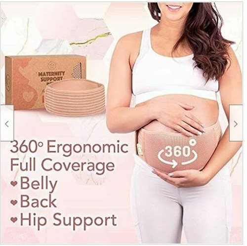 Maternity Belly Band for Pregnancy - Soft & Breathable Pregnancy Belly Suppor... - Picture 2 of 6