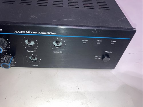 Atlas Sound AA35 35W-Watt Mixer Amplifier Missing Knobs untested for parts - Picture 3 of 13