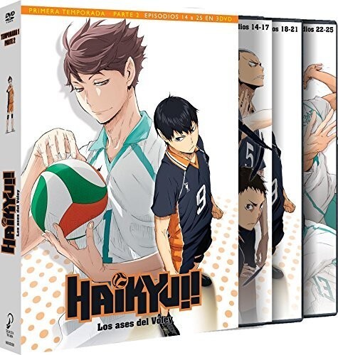 Haikyu!! Los Ases Del Voley Temporada 1 Parte 2 Ep. 14 A 25 [DVD]