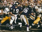 Signed 8x10 BOB LEE Minnesota Vikings Autographed photo - w/COA