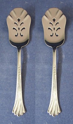 SET OF TWO - Oneida Stainless Flatware  SPRING GLEN Dessert / Pastry  Servers 