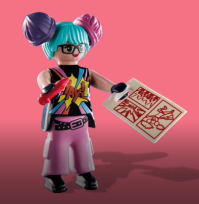 Playmobil Série 22 - Personnage Marinière Steel Punk - Occasion (état Neuf)