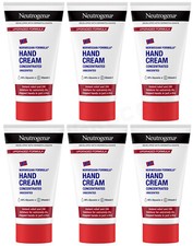 6 NEUTROGENA Concentrated Unscented Hand Creams for Dry Chapped Skin 75ml