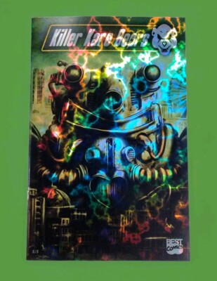 Killer Kare Bears Fallout '74 Homage Magma Foil Trade Variant #5/5