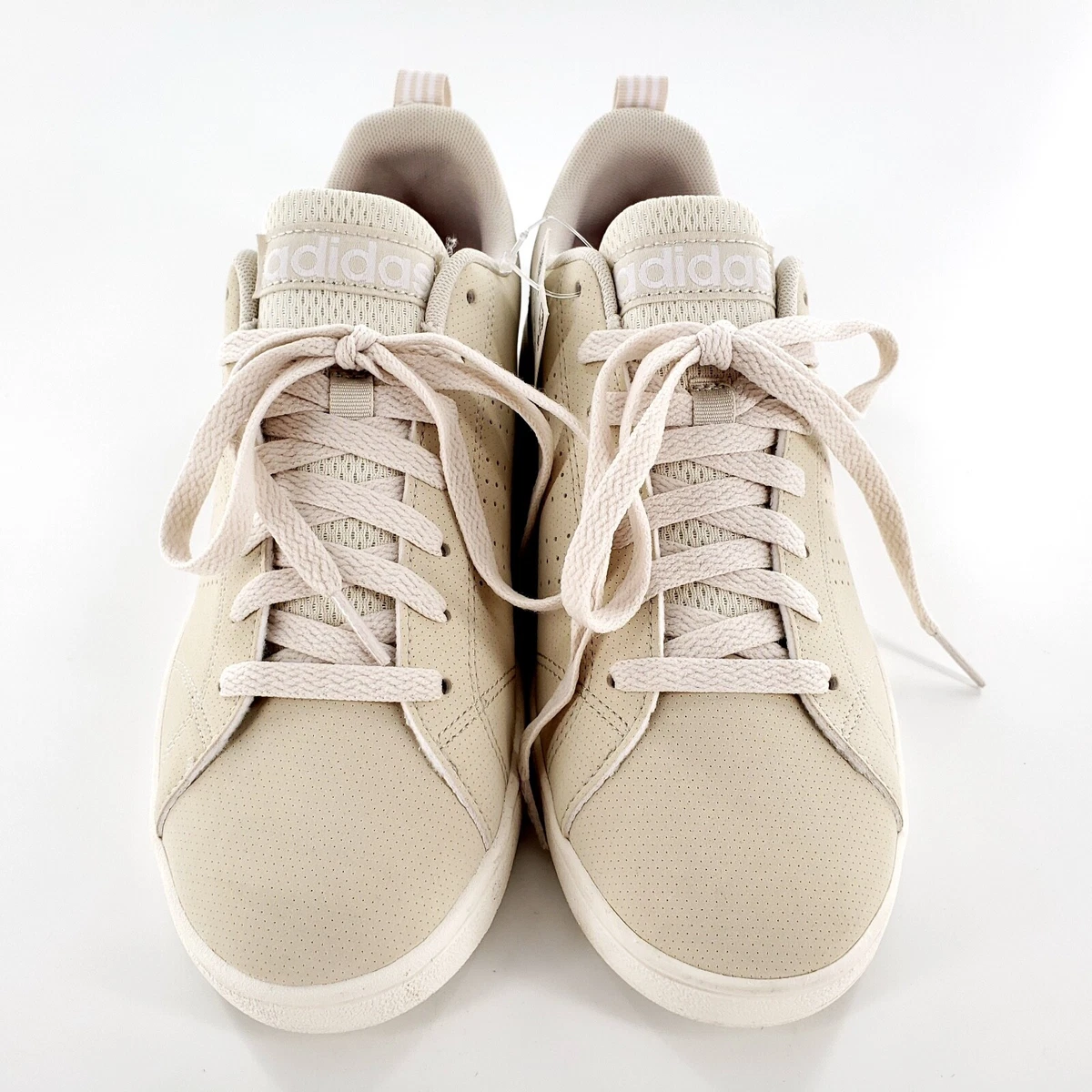 arco Punto de partida amanecer Adidas VS Advantage CL Athletic Tennis Shoes Mens 7 Light Beige F36471  Brand New | eBay