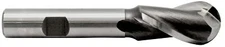 7/8" Ball Nose End Mill, High Speed Steel, 2-Flute, 3/4" Shank, by MDX