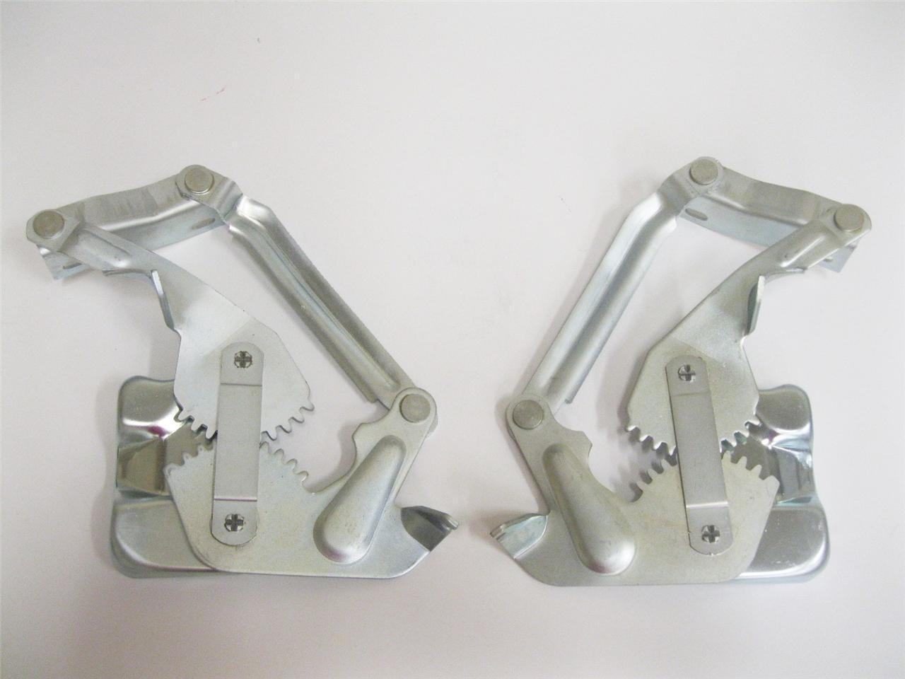 1955 1956 Chevrolet Full Size Car Hood Hinge SET Bel Air 150 210 Nomad