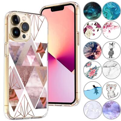 Motiv Schutzhülle für iPhone 14 Plus Pro Max Handy Tasche Silikon Case TPU Cover