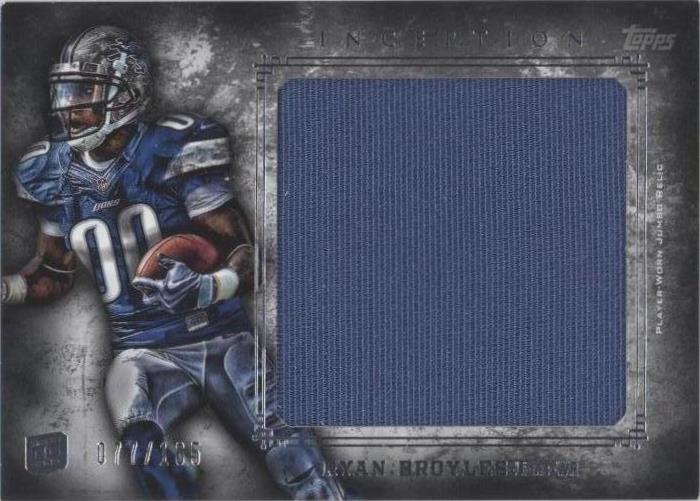 2012 Topps Inception Ryan Broyles #JR-RB - 1 of 2