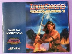 IRONSWORD: WIZARDS & WARRIORS 2 / Nintendo NES USA / Acclaim + Crystal Box